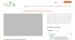 Desktop Screenshot of chimieduvegetal.com